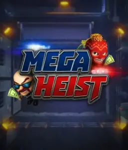 Step into the action-packed world of the Mega Heist game by Relax Gaming, highlighting quirky characters ready to undertake a daring robbery. This image portrays the drama of the heist with its dynamic logo and an ominous vault backdrop. Ideal for players looking for a heist adventure, offering a thrilling gaming experience. 